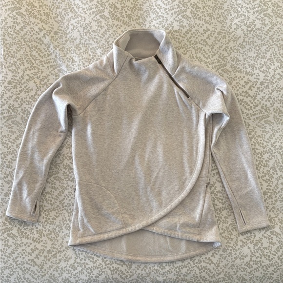 NWOT Athleta Cozy Karma Asym Pullover - Picture 2 of 5